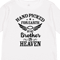 thumbnail image 4 of Inktastic Handpicked for Earth By My Brother in Heaven Angel Wings Boys or Girls Long Sleeve Toddler T-Shirt, 4 of 5