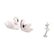 thumbnail image 5 of Figura de cisne de resina, escultura de bailarina, adorno de escritorio, artístico y moderno, de resina resistente, ideal para bodas, fiestas, hogar,, 5 of 8