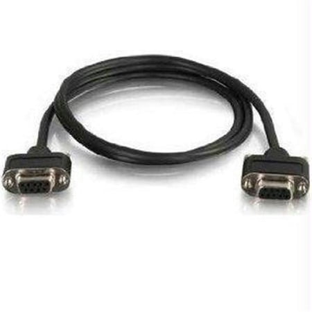 UPC: 0757120521471 | C2G 3ft CMG-Rated DB9 Low Profile Cable F-F