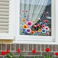 thumbnail image 5 of Flower Window Clings,Floral Bouquet Window Stickers,Reusable Floral Window Clings for Glass Windows,Flower Windows Decor for Spring & Summer Fun,Peel & Stick Static Clings for Home Door Office Decor, 5 of 7