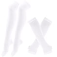 thumbnail image 3 of Bas Blancs Bas Rayés Gants Hauts pour Femmes Chaussettes Chaussettes d'Halloween Chaussettes, 3 of 3