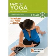 5 Day Fit Yoga (DVD), Gaiam Mod, Sports & Fitness