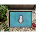 thumbnail image 3 of Polkadot Penguin Watercolor Doormat 24x36, 3 of 4