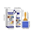 thumbnail image 3 of 120ml Sticker Tape Remover With Scraper And Cloth Safe Multi Surface Adhesive Cleaner For Labels Decals Residues, 3 of 8