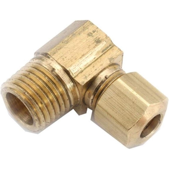 Anderson Metals 750069-1008 5/8-Inch by 1/2-Inch Low Lead Male Elbow, Brass