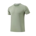 thumbnail image 5 of Jerdar Men’s Muscle Fit Gym T-Shirt, Stretchy Workout Tee with Curved Hem, Athletic Slim Fit Short Sleeve, 5 of 9