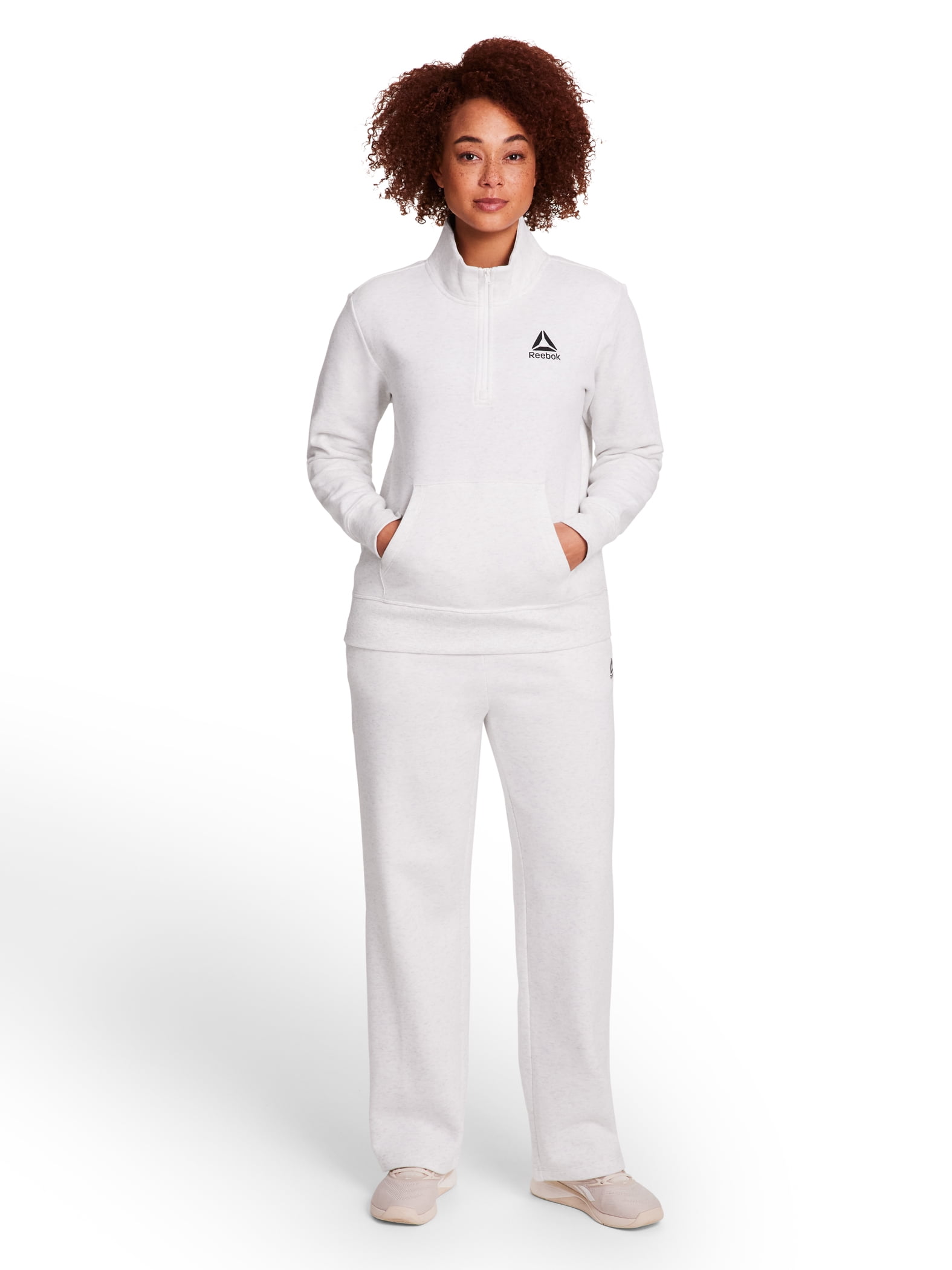 Reebok Women's and Women's Plus Game Day 1/2 Zip Up Sweatshirt