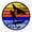 1pcs, variant on Retro Wing Surfer Badge Sticker