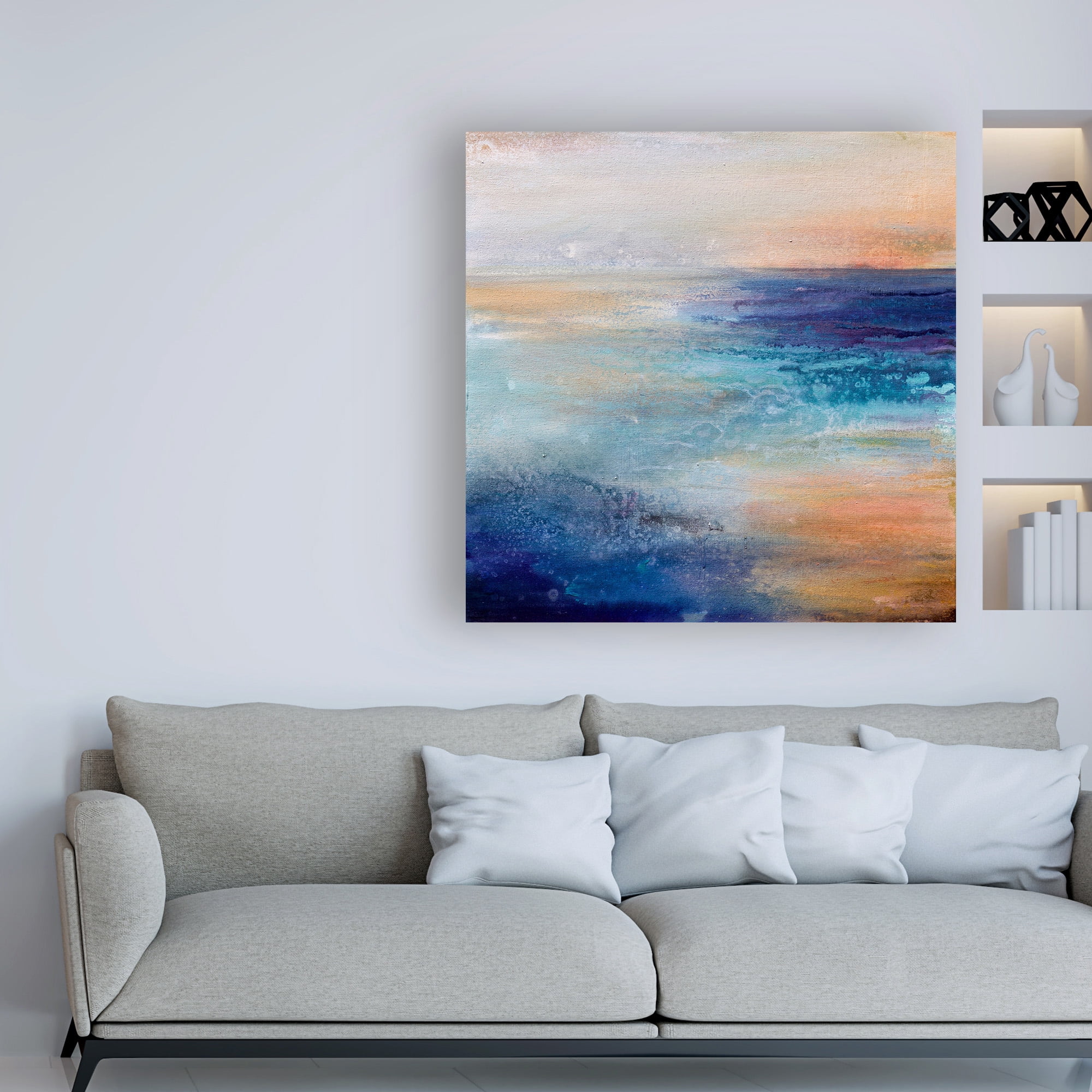 Trademark Fine Art 'Coastal Living' Canvas Art by Karen Hal