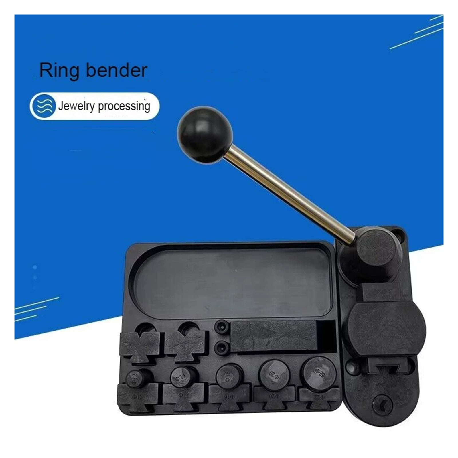 Jewelry Making Machine, Repair Tools Plastic Jewellery Shop Ring Bending Tool, Multifunctional Portable Earrings Bracelet Bender