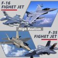 thumbnail image 2 of Avión de juguete HOLYFUN Double Metal Fighter Army con sonido y luz, 2 of 7