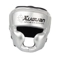 thumbnail image 4 of Boxing Totecear Face Cover Ajustable Ajustable El engranaje espesante en espesor de la frente y la protección de la oreja para el muay de kickboxing Plata, 4 of 8