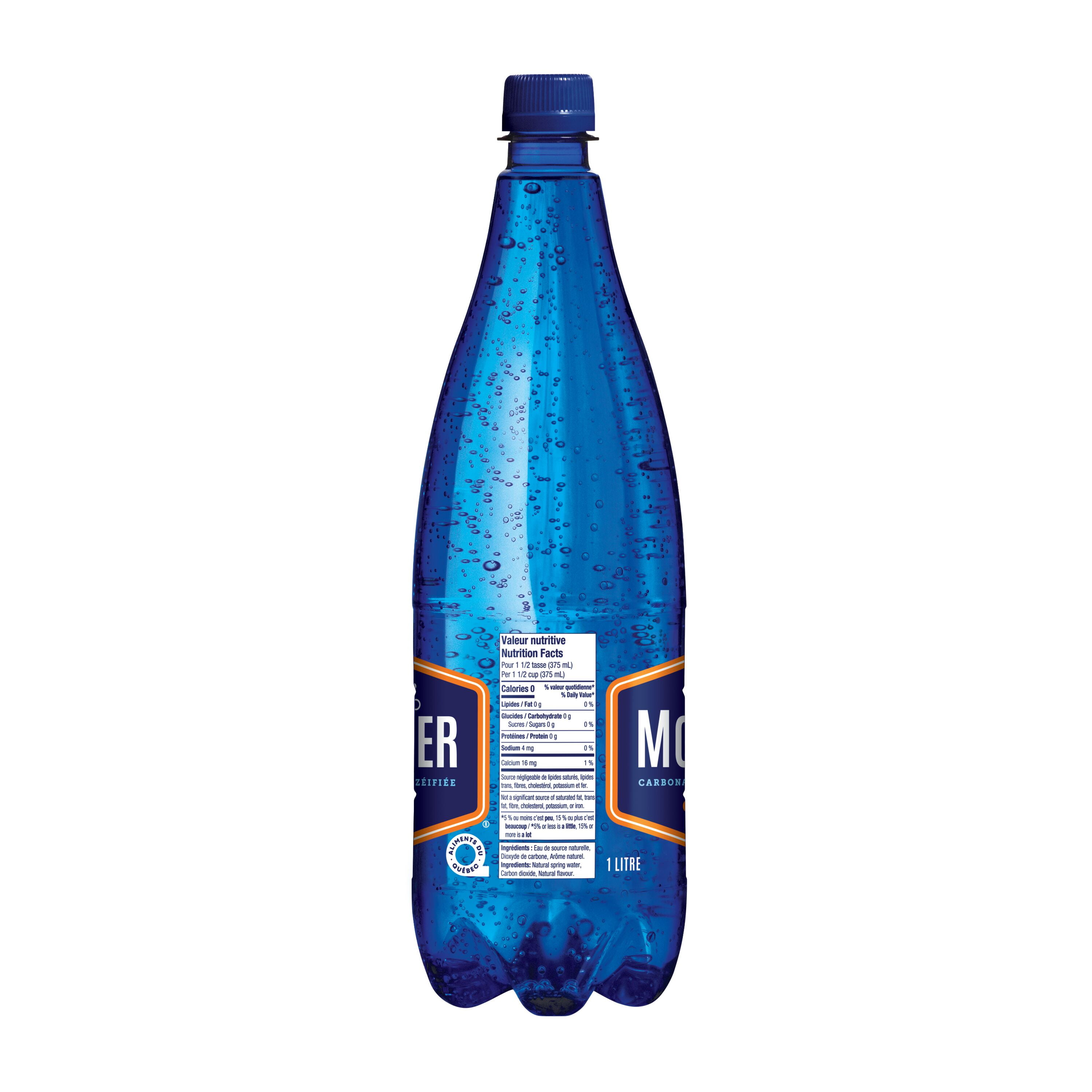 Montellier Clementine Carbonated Natural Spring Water 1 L, Bottle