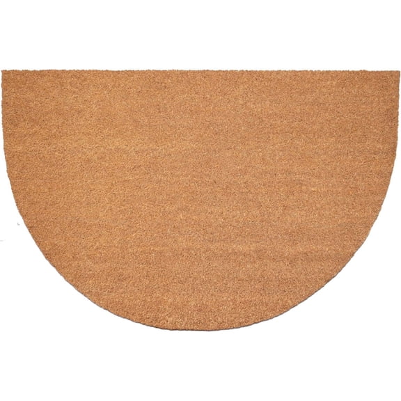 Calloway Mills 153552436HC Half Circle Natural Coir Doormat