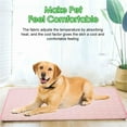 thumbnail image 6 of Dog Cooling Pad, Dog Ice Silk Mat Summer Pet Mat Sleeping Mat Cooller Lce Mat, Pet Cooling Mats for Dogs(XS,Pink, 12x9in), 6 of 7