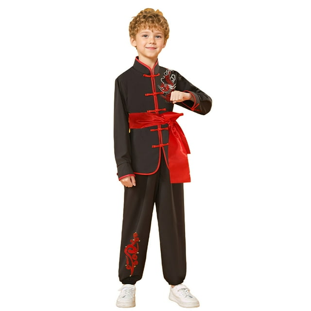 Tenue de Danse pour Filles Tenue de Performance Traditionnelle pour Enfants Pratique d'Entraînement