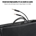 thumbnail image 5 of Cable de Auriculares Negro, TPE Enchufe Chapado en Oro de 3,5 mm a 3,5 mm Cable Anti-interferencia Plug and Play Juego de Auriculares para Logitech A10 Amonsee No, 5 of 5