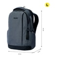thumbnail image 2 of Totto Mochila Ergonómica Grande - Reforzada Porta Laptop 15.4 Repelente A Líquidos| Escuela - Oficin gris G, 2 of 13