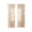 Coffee37, variant on WWG Semi Blackout Curtain Panel, 100% Polyester Curtain with Ruffled Edges and Floral Jacquard, 140x200cm, Metal Grommets, Blocks Sunlight, Breathable Fabric, for Living Room Bedroom Balcony
