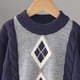 thumbnail image 5 of Blusas y camisas de cuello redondo y manga larga para niños, unisex, de invierno, con diseño de rompecabezas a juego, estilo jersey, jersey de punto de manga larga, top de poliéster para niños, 5 of 8