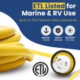 thumbnail image 2 of Cable de extensión Shore Power de 125/250 V, 50 A, 7,6 m, Marine & RV, 2 of 6