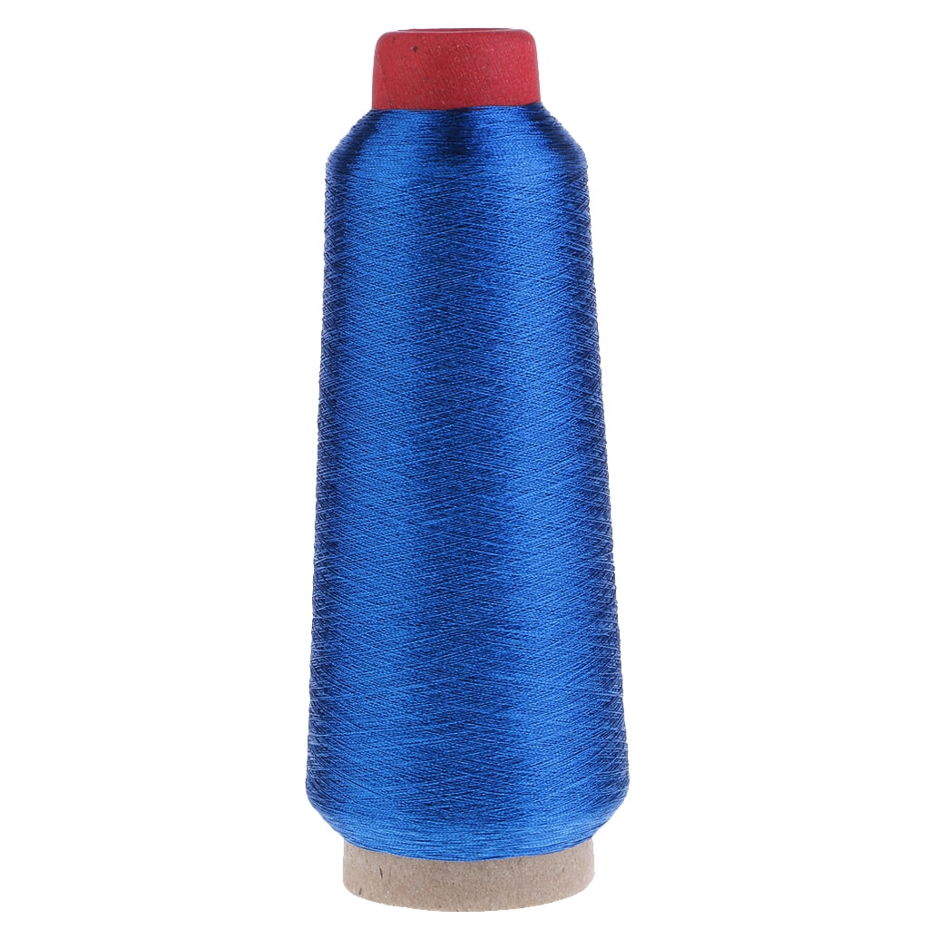 S SERENABLE Polyester Machine Thread Spool Metallic Embroidery Thread for Sewing Computer Embroidery, Hand Embroidery, Weaving, Piecing, 2 Spools