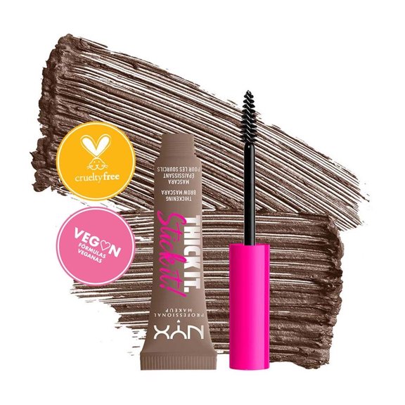 Máscara de Cejas Nyx Professional Makeup Thick It. Stick It! Taupe 7 ml