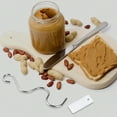 thumbnail image 1 of Agitador de mantequilla de maní Mezclador de mantequilla de nueces de acero inoxidable con raspador (B), 1 of 6