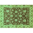 thumbnail image 1 of Ahgly Company Indoor Rectangle Oriental Turquoise Blue Traditional Area Rugs, 6' x 9', 1 of 4