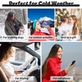 thumbnail image 5 of Bocaoying 3 Pairs Winter Gloves for Women, Thermal Knitted Touchscreen Gloves for Women, 3 Colors Warm Elastic Cuff Gloves, Skiing Shoveling Snow Gloves for Cold Weather Outdoors, 5 of 8