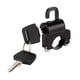 thumbnail image 4 of Candado de seguridad para casco de motocicleta con 2 llaves para manillar de 0,9 pulgadas, color negro, 4 of 10