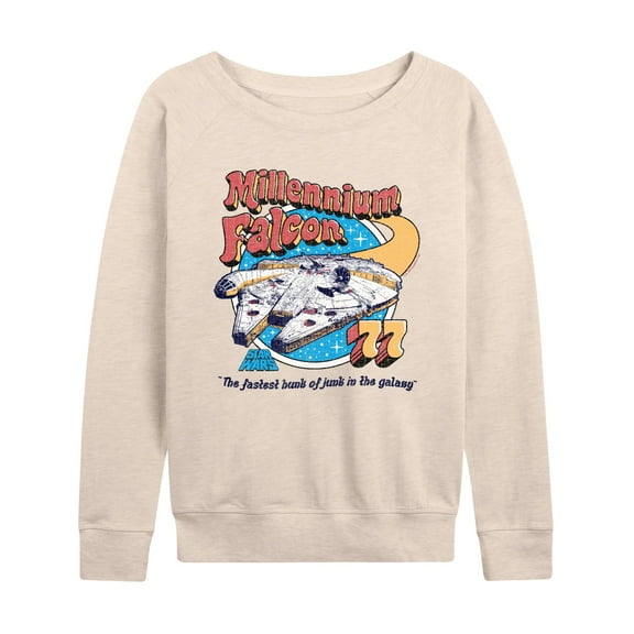 Star Wars - Millennium Falcon '77 - Women's French Terry Pullover Sweatshirt