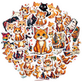 thumbnail image 2 of cartoon CatStickers Stickers, Waterproof CatStickers Sticker for Water Bottle Laptop Phone Cases Planner Skateboard Luggage Helmet Party Favor Decor, Ideal for Adults Teens Teacher Rewards, 2 of 9
