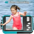 thumbnail image 4 of MARVUE Waterproof Camera 4K 56MP 11FT Underwater Camera Selfie Dual Screens 16X Digital Zoom Auto-Focus Waterproof Digital Camera for Snorkeling Blue, 4 of 8