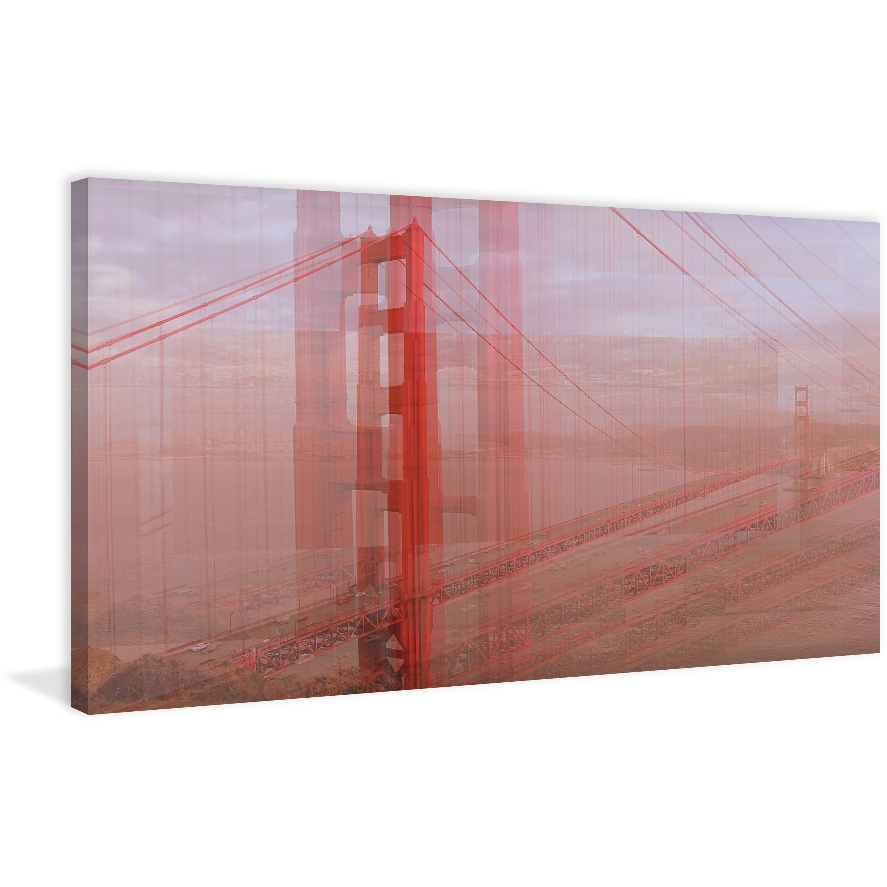 Marmont Hill ''International Orange'' Painting Print on Wrapped Canvas