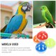 thumbnail image 5 of GOOHOCHY 20 piezas de bolas de pájaros juguetes para loros de la jaula de campana de campana coloreadas bolas de pájaros de pájaros tocas de juguete juguetes para pájaros, 5 of 8