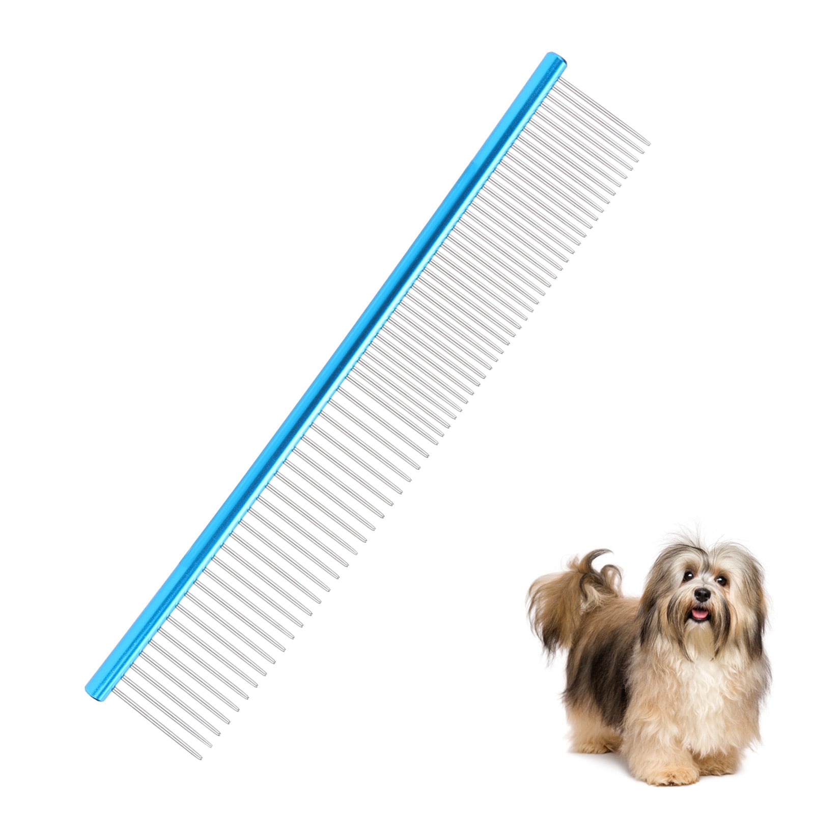Estink Dog Grooming Comb Pet Hair Comb Dog Comb Pet Grooming Row Comb With Non Slip Handle For Grooming