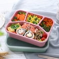 thumbnail image 6 of Conditiclusy 1000ml Portable 4 Grids Bento Box Lunch Holder Picnic Food Storage Container, 6 of 7