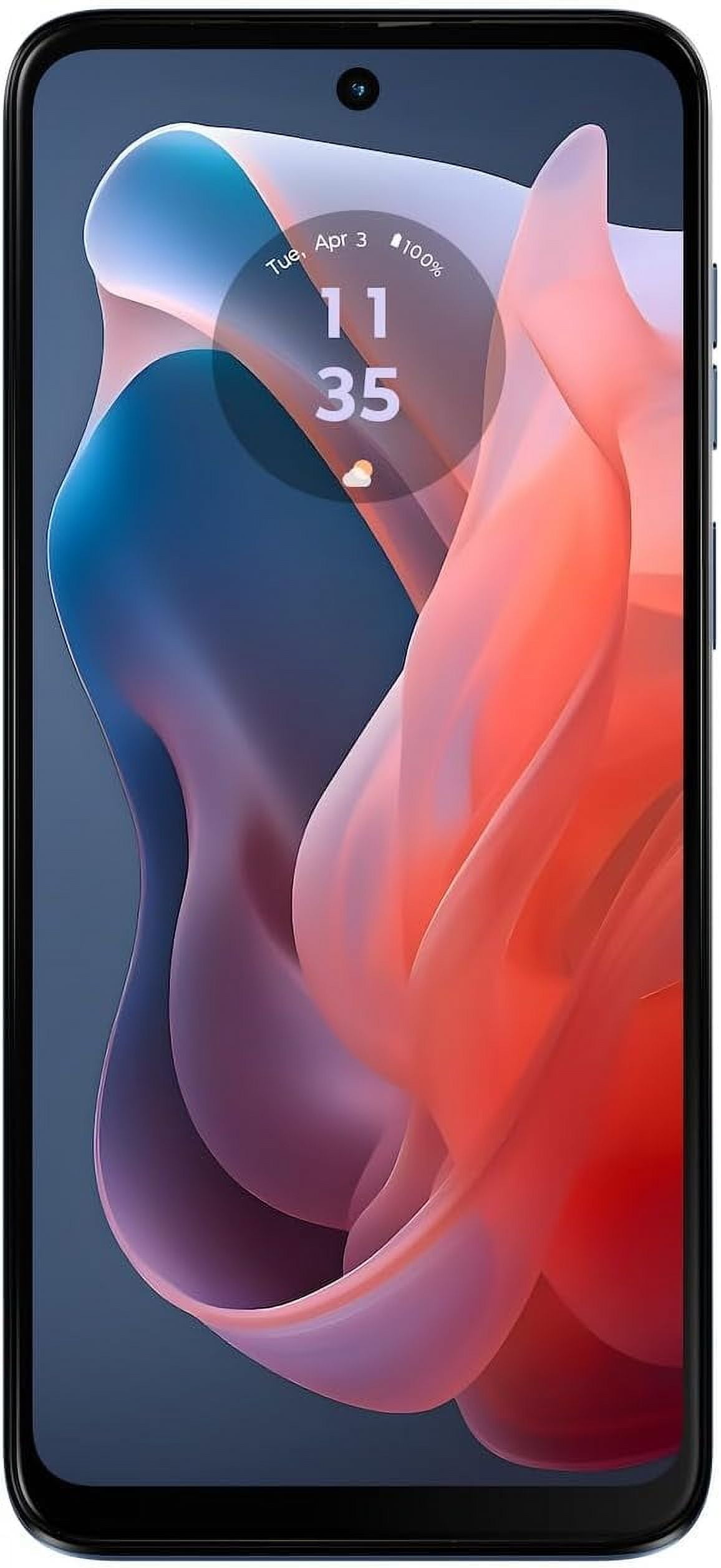 No Plan-Unlocked Device Motorola XT2413-2 Moto G Play 2024 6.5'' 4G LTE 4GB RAM 64GB Storage Smartphone Blue