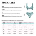 thumbnail image 4 of Kdxio Cartoon Funny Goose Print Women's 2 Piece High Waisted Wrap Spaghetti Strap Summer Swimsuit Bikini Set-Small, 4 of 7