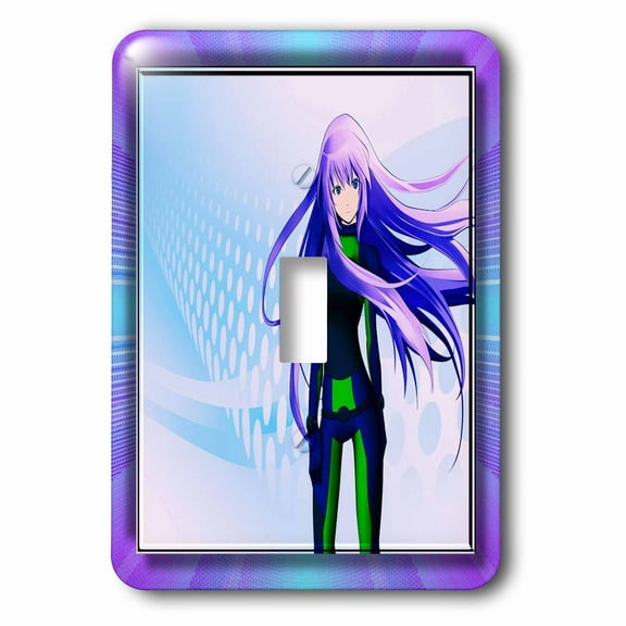 3dRose, Futuristic Anime, single toggle switch