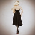 thumbnail image 3 of 1/6 Elegante Sin Tirantes Negro De Acción Femenina Ropa, 3 of 6