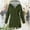 Army Green, variant on Patlollav Women Rain Jackets Solid Color Outdoor Hooded Windproof Loose with Pocket Coat