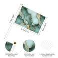 thumbnail image 2 of Handheld Flag Double-Sided Hand Waving Flag 8.2×5.5in Used For Team Activities Or Decoration In Decorative Places Light Green Gold Marble Ten Piece, 2 of 8