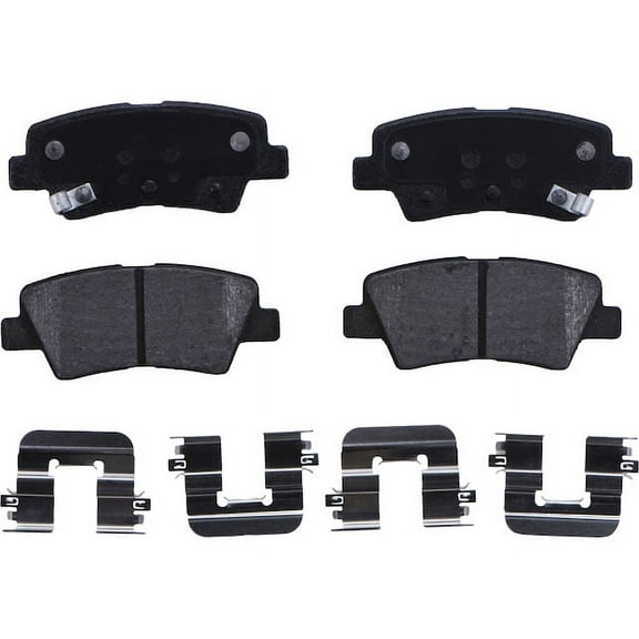 Rear Brake Pad Set - Compatible with 2013 - 2016 Hyundai Elantra GT 2014 2015