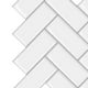 thumbnail image 3 of Adhesivo de pared para azulejos 3D con diseño de collage informal, resistente al aceite y autoadhesivo para mascotas Espina de pescado, 3 of 3