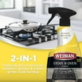 Weiman Heavy Duty Stove and Oven Cleaner and Degreaser for Glass