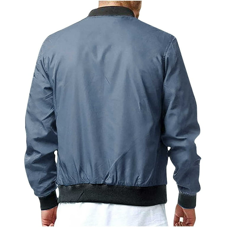 OGLCCG Men's Lightweight Bomber Jacket Zip Front Stand OGLCCG Men's Lightweight Bomber Jacket Zip Front Stand