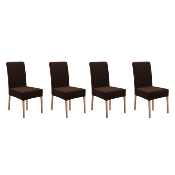 Inteprter 2 paquetes/lote de fundas ajustadas para sillas de comedor-textura de gama alta para bodas, elástica lavable a máquina Type6 NO6