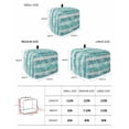 thumbnail image 2 of Teal Coastal Beach Small Toaster Cover 2 Slice, Kitchen Appliance Covers, Nautical Starfish Coral Vintage Wooden Toaster Oven Cover with Loop, Bread Machine Cover Polyester Dust Cover Protection, 2 of 4
